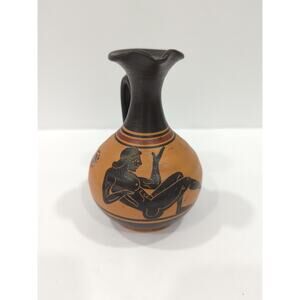 Vintage Pottery Vase Cecconi Castel Viscardo Orvieto, Italy